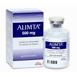 Изображение препарта из Германии: Алимта Alimta 500 мг/ 1 флакон