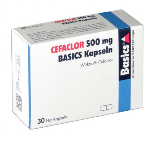 Цефаклор Cefaclor 500MG Basics KAPS/30 Шт