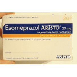 Изображение препарта из Германии: Эзомепразол Esomeprazol  20MG/90 шт