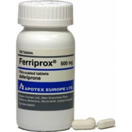 Изображение препарта из Германии: Феррипрокс Ferriprox 500MG/1000 шт