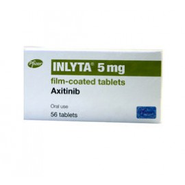Изображение препарта из Германии: Инлита Inlyta 5 мг/56 таблеток