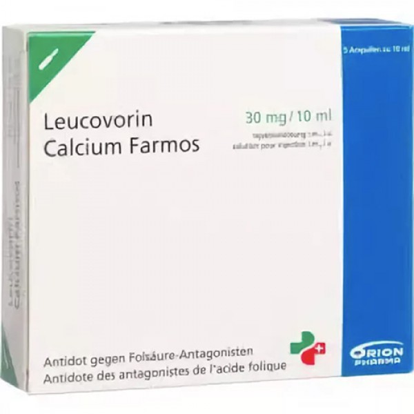 Лейковорин Leucovorin 10 mg/ml 30 mg