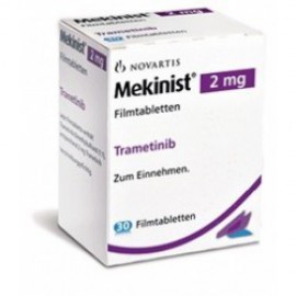 Изображение препарта из Германии: Мекинист Mekinist (Траметиниб) 2 мг/30 таблеток