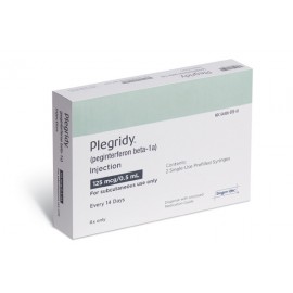 Изображение препарта из Германии: Плегриди Plegridy 125 mg/2 шт
