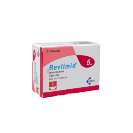 Изображение препарта из Германии: Ревлимид Revlimid 5 мг/21 капсул