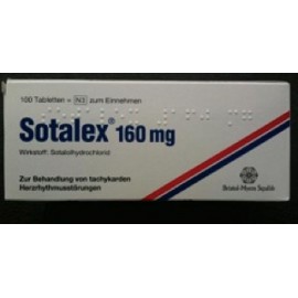 Изображение препарта из Германии: Соталекс Sotalex 160 MG / 100 Шт