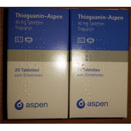 Изображение препарта из Германии: Тиогуанин Thioguanin GSK  40 mg/25 шт
