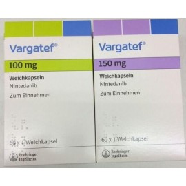 Изображение препарта из Германии: Варгатеф Vargatef (Нинтеданиб) 150 мг/60 капсул