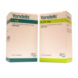 Изображение препарта из Германии: Йонделис Yondelis  0.25 мг/1 флакон