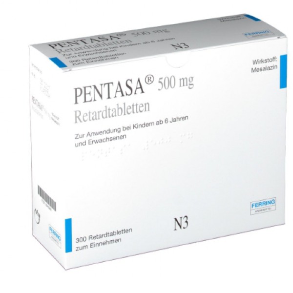 Пентаса Pentasa 500 мг/100 таблеток