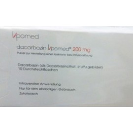 Изображение препарта из Германии: Дакарбазин Dacarbazine 200 мг/10 флаконов