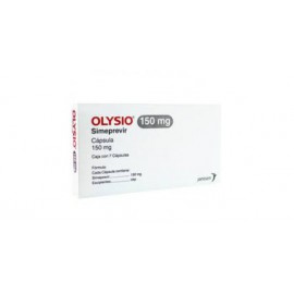 Изображение препарта из Германии: Олисио Olysio (Симепревир) 150 мг/28 капсул