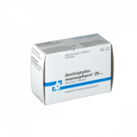 Изображение товара: Амитриптилин AMITRIPTYLIN - CT 25mg - 100 Шт