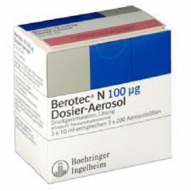 Изображение препарта из Германии: Беротек  BEROTEC N 100UG - 3x10Ml