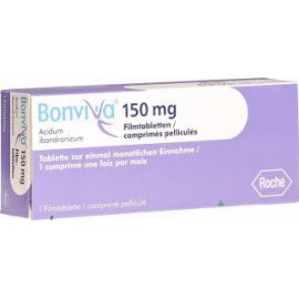 Изображение препарта из Германии: Бонвива Bonviva  150 мг/3 таблетки