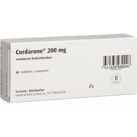 Изображение препарта из Германии: Кордарон CORDARONE 200 мг  - 100 Шт