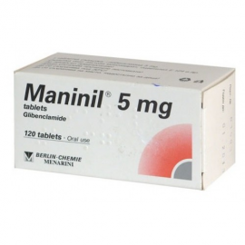 Изображение препарта из Германии: Манинил MANINIL 5 Mg - 120 Шт