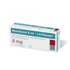 Изображение товара: Молсидомин MOLSIDOMIN 8Mg - 100 Шт