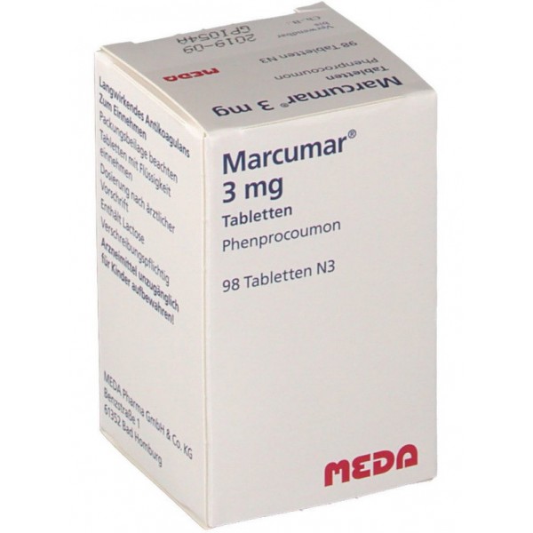 Маркумар Marcumar 3 мг/98 таблеток  