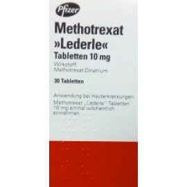 Изображение препарта из Германии: Метотрексат Methotrexat 10 мг/ 30 таблеток  