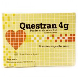Изображение препарта из Германии: Квестран Questran 4g/ 100 пакетиков  
