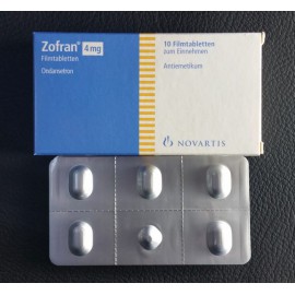 Изображение препарта из Германии: Зофран ZOFRAN  4 мг/10 таблеток 
