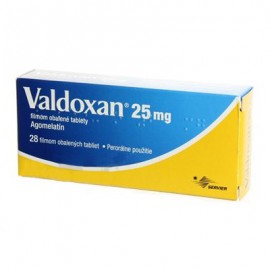 Изображение препарта из Германии: Вальдоксан Valdoxan 25 мг 28 шт