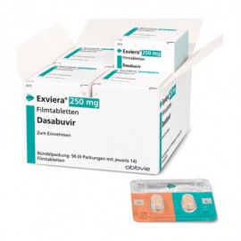 Изображение препарта из Германии: Эксвиера Exviera (Дасабувир) 250 мг/56 таблеток